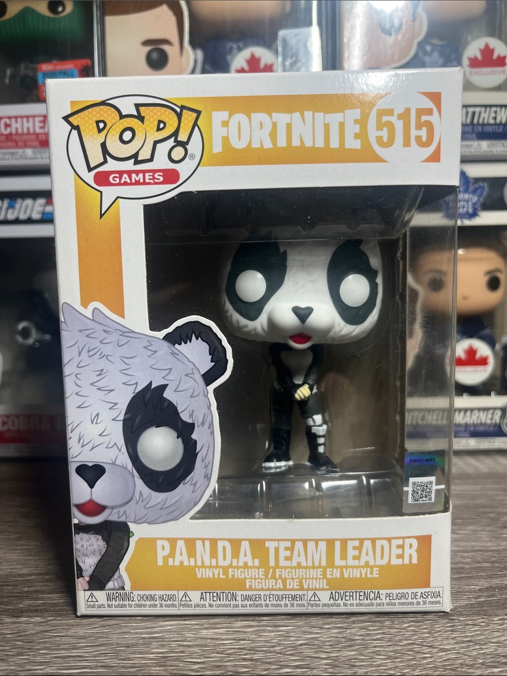 Funko Pop! Games Fortnite P.A.N.D.A. Team Leader – Black & White